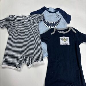 Baby Boy One Piece Set Size 12M (3 Pieces)